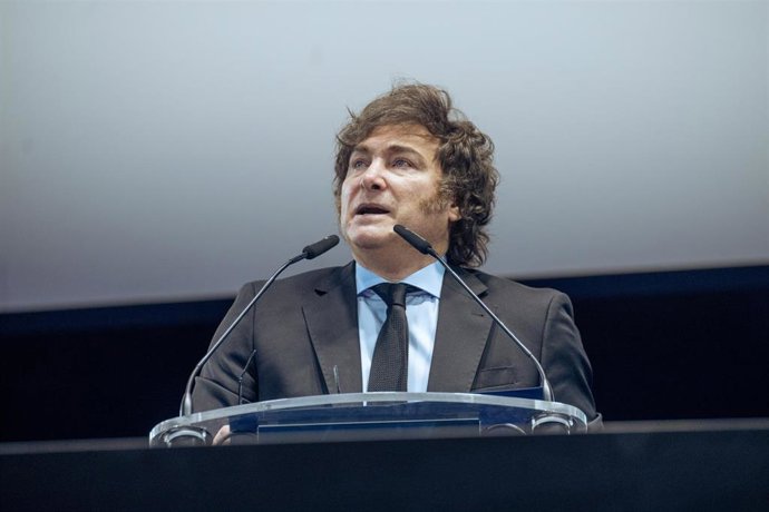 Archivo - El presidente de Argentina, Javier Milei