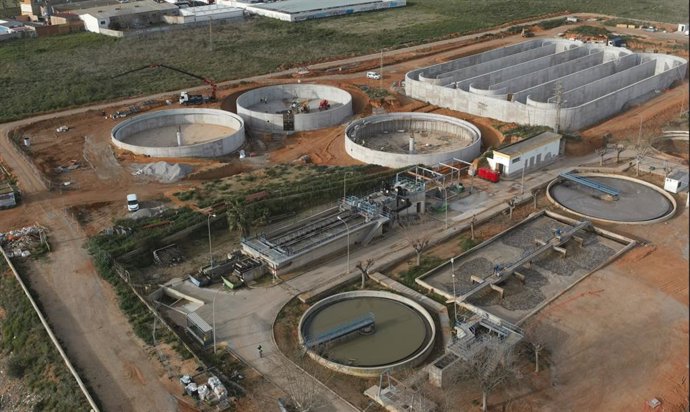 Imagen de archivo de la Estación Depuradora de Aguas Residuales (EDAR) de Torrent (Valencia)