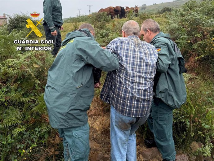 Localización y evacuación del hombre desaparecido