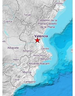 A cidade valenciana de Montserrat registra dois terremotos, de magnitude 2,5 e 1,8.
