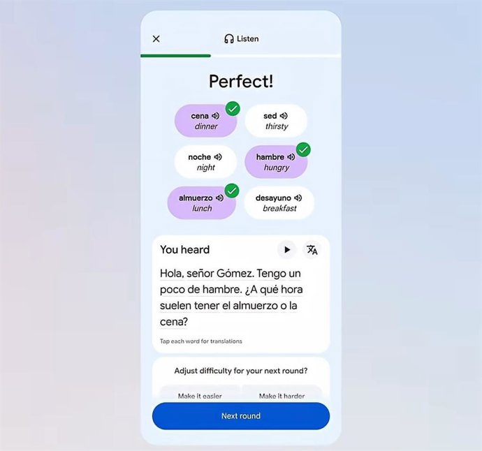 Google Traductor incorpora nuevas funciones para aprender idiomas