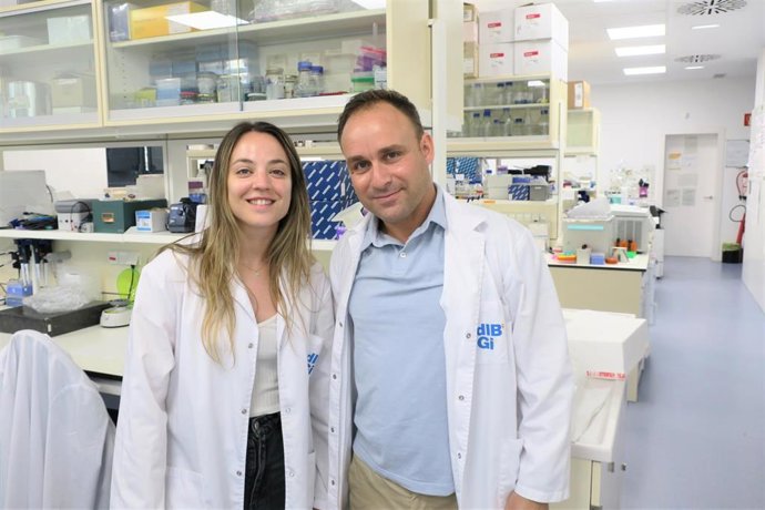 Los líderes del estudio, Aina Lluch y Francisco José Ortega.