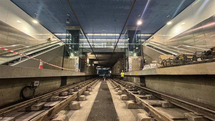 Visita a las obras de rehabilitación y renovación del túnel, que concluirán el 31 de agosto