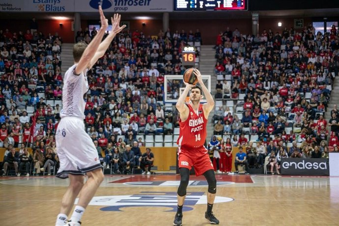 Archivo - El nuevo jugador del Hiopos Lleida György Golomán.