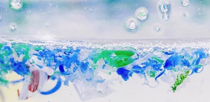 Los micro y nanoplásticos tienen tamaños comparables al de células y microorganismos.