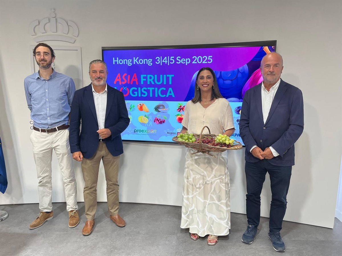 Nueve empresas y organizaciones de la Región participarán en septiembre en la feria Asia Fruit Logística de Hong Kong