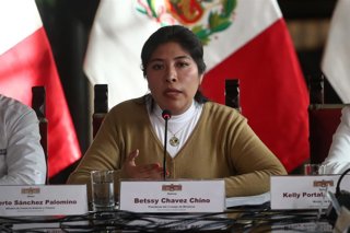 Archivo - La ex primera ministra de Perú Bettsy Chávez.