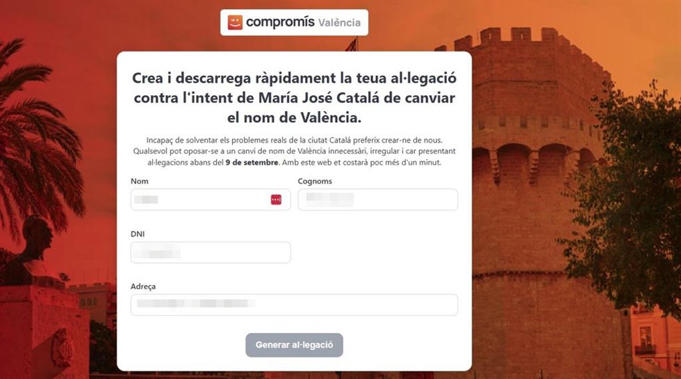 Imagen de la web