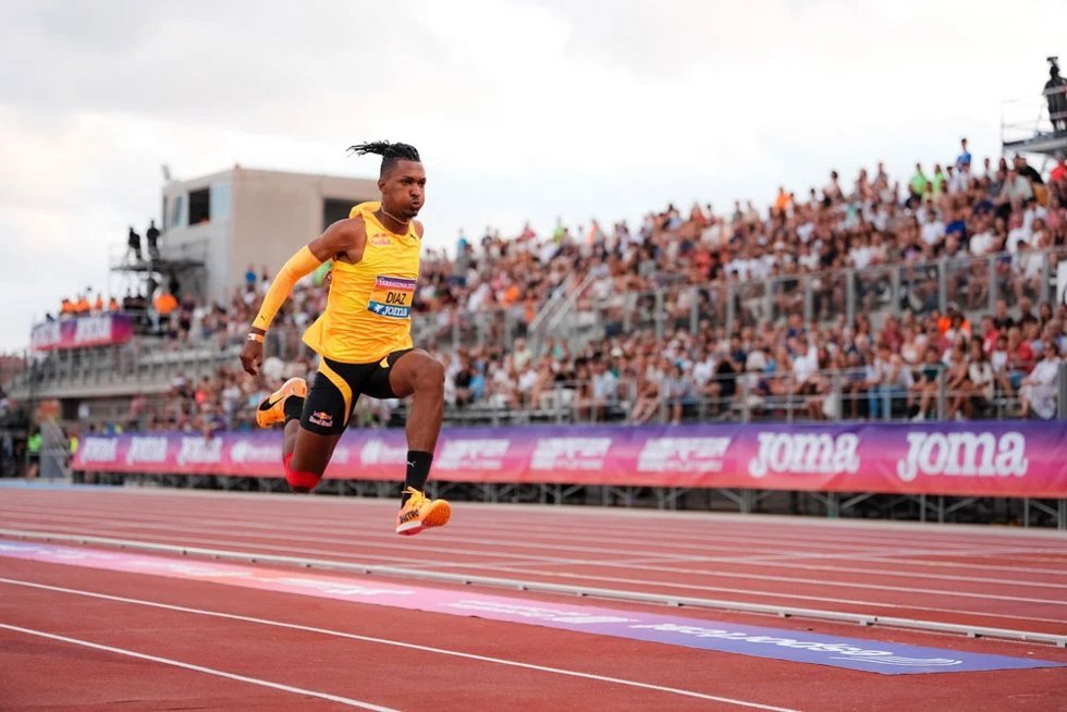 Jordan Díaz durante su participación  en el Campeonato de España de Tarragona de 2025