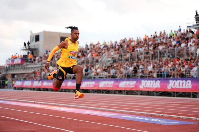 Jordan Díaz, no Campeonato Espanhol em Tarragona