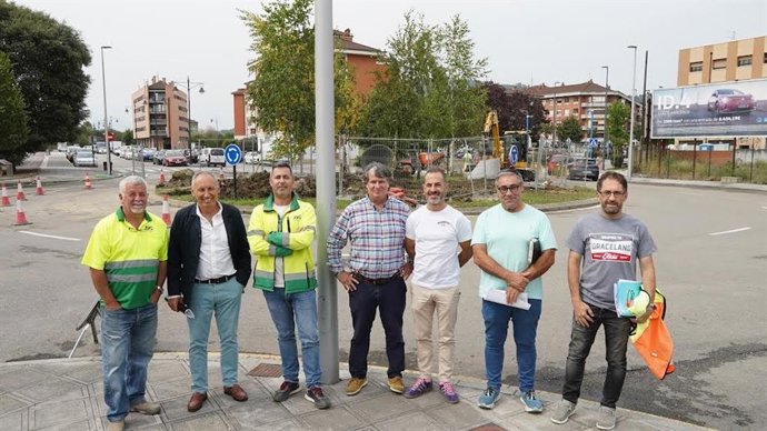 Ángel García, En Lugones