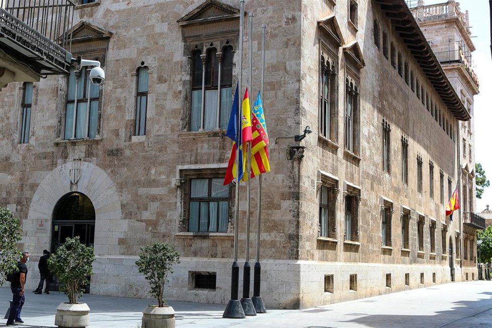 Archivo - Fachada del Palau de la Generalitat, en una imagen de archivo