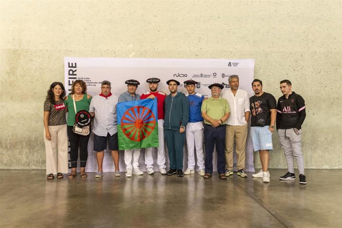 Acto de homenaje en el Frontón de la Mañueta.