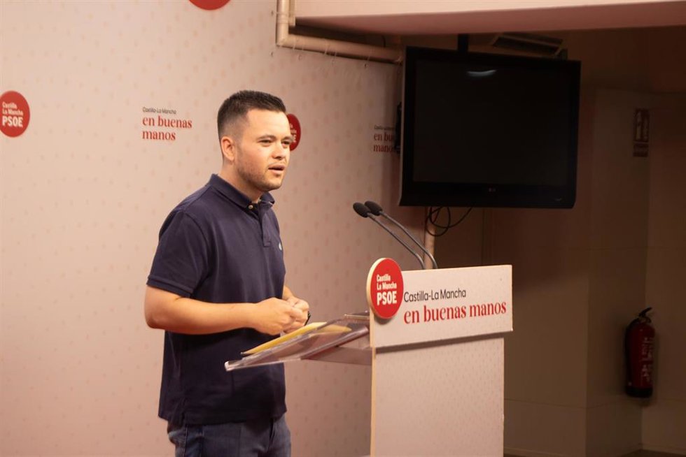 El diputado del grupo socialista en las Cortes de Castilla-La Mancha Álvaro Toconar