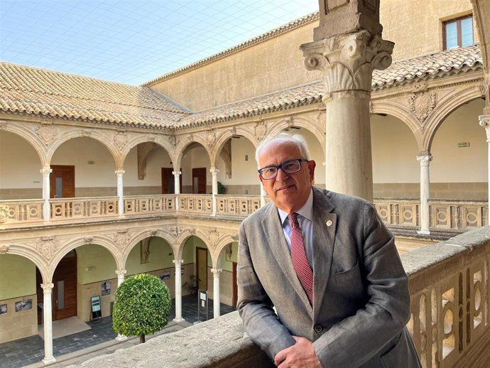 Manuel Parras Rosa en la sede Antonio Machado de la UNIA.