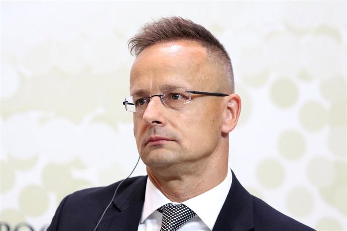 Archivo - Peter Szijjarto, ministro húngaro de Exteriores.