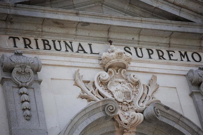 Archivo - Edificio del Tribunal Supremo donde tiene lugar el acto solemne de apertura del año judicial 2024/2025, a 5 de septiembre de 2024, en Madrid (España). 