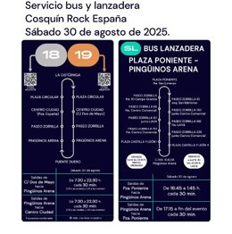 Auvasa pone el sábado una lanzadera al Pingüinos Arena para el festival Cosquín Rock