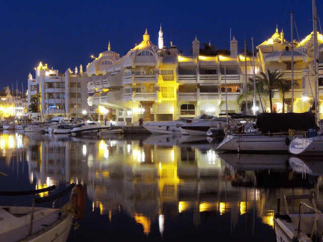 Puerto Marina en Benalmádena Costa (Málaga)