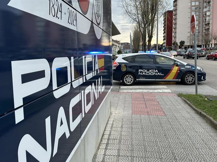 Coches de la Policía Nacional.