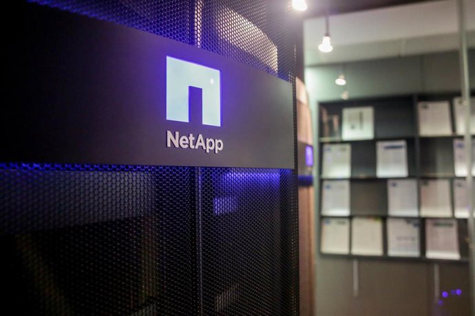 Archivo - Logo de la empresa de tecnología NetAPP.