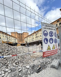 Obras en la antigua estación de autobuses