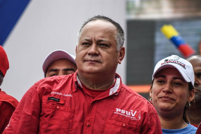 Archivo - Diosdado Cabello, ministro del Interior de Venezuela.