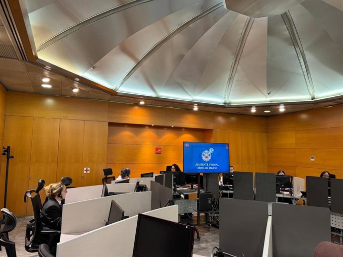 Centro Interactivo de Atención al Cliente (CIAC) de Metro de Madrid, en la estación de Alto del Arenal (L1), a 28 de agosto de 2025, en Madrid (España).