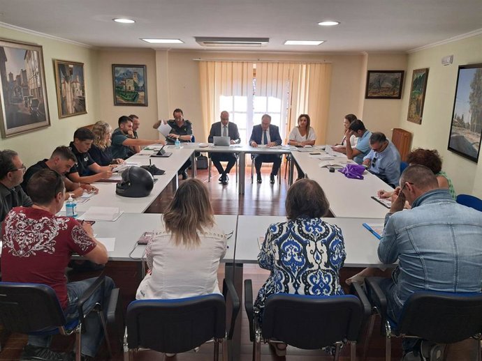 Imagen de la Junta de Seguridad celebrada este jueves en Laguna de Duero