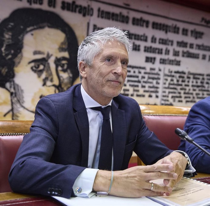 El ministro del Interior, Fernando Grande-Marlaska, 