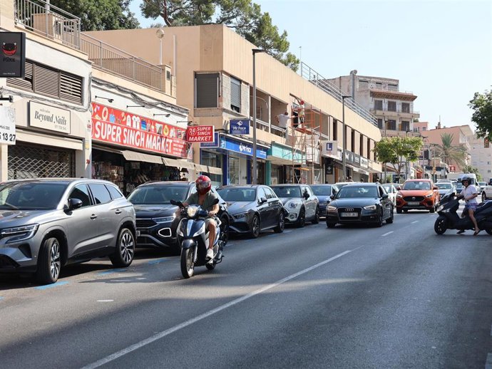 Lugar en el que fue arrollado Jaume Anglada anoche, a 08 de agosto de 2025, en Mallorca (España)
