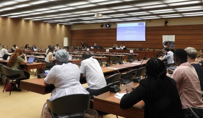 Un instante de la sesión celebrada en la ONU