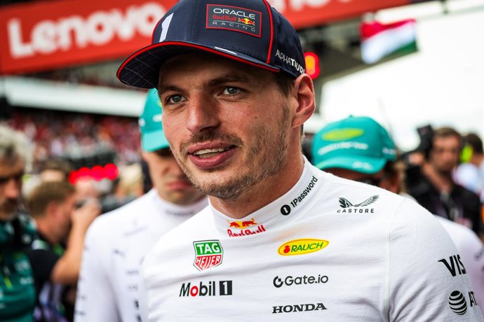 VERSTAPPEN Max (ned), Red Bull Racing RB21, portrait during the 2025 Formula 1 Lenovo Hungarian Grand Prix, 14th round of the 2025 FIA Formula One World Championship from August 1 to 3, 2025 on the Hungaroring, in Mogyorod, Hungary - Photo Florent Gooden 
