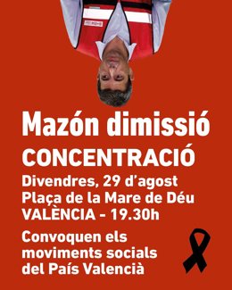 Imagen del cartel de la concentración