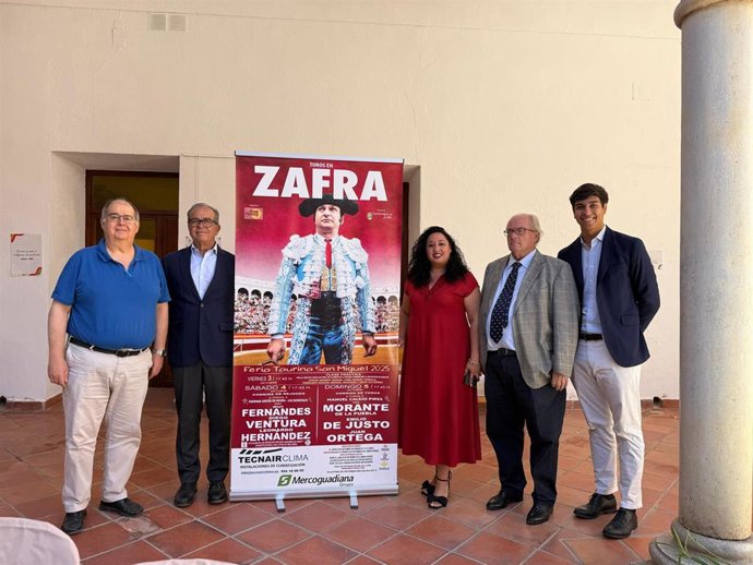 Presentación del cartel de toros en Zafra.