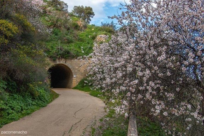 Archivo - Trazado de la Vía Verde de la Sierra. Imagen de archivo. 