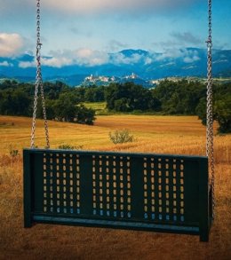 El columpio panorámico más inspirador para tus escapadas está en Burgos