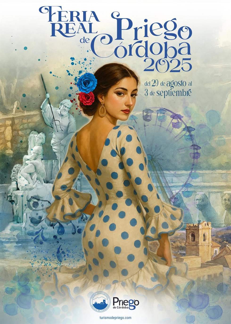 Archivo - Cartel de la Feria Real de Priego de Córdoba.