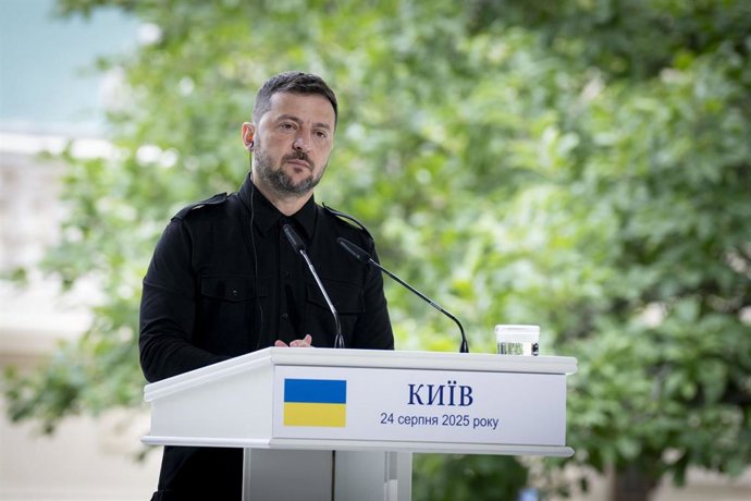 Volodimir Zelenski, presidente de Ucrania