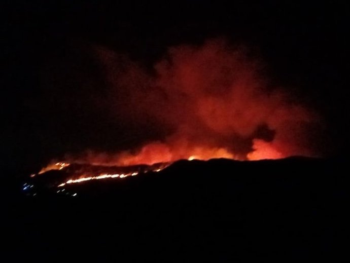 Incendio en Almería.