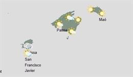 El tiempo hoy, viernes 29 de agosto, en Baleares.