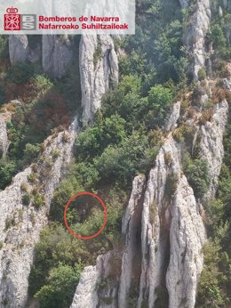 Rescatado un senderista de 63 años en Montejurra.