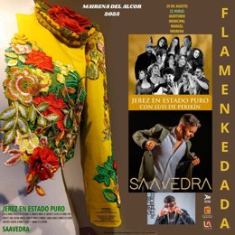 Cartel de la novena edición de la 'Flamenkedada' de Mairena del Alcor (Sevilla).
