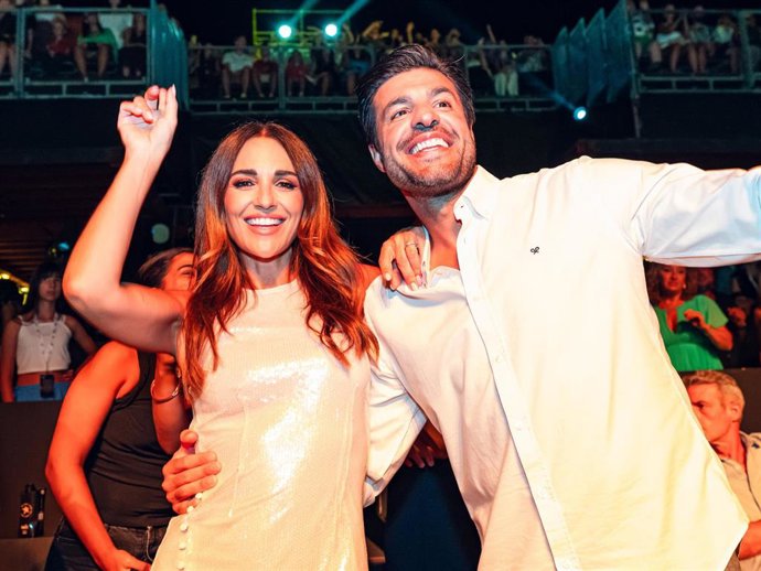 Paula Echevarría y Miguel Torres en el concierto de Camilo en el Festival Occident Starlite de Marbella