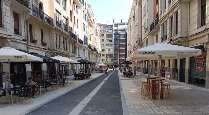La calle García Rivero de Bilbao.