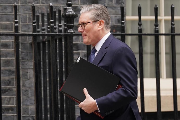 Archivo - Imagen de archivo del primer ministro británico, Keir Starmer. 