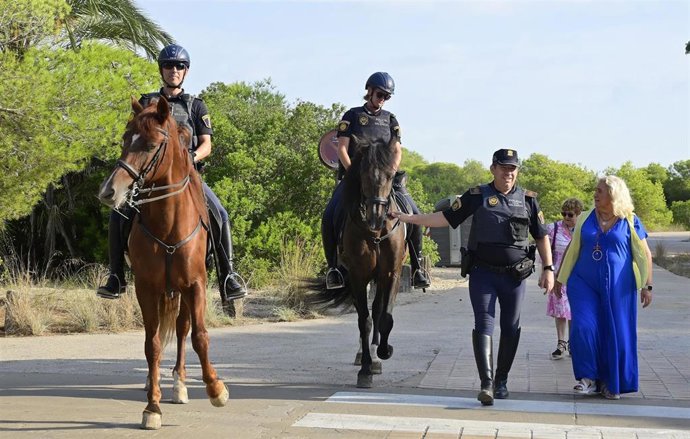 Visita a los dispositivos de prevención de incendios de El Saler