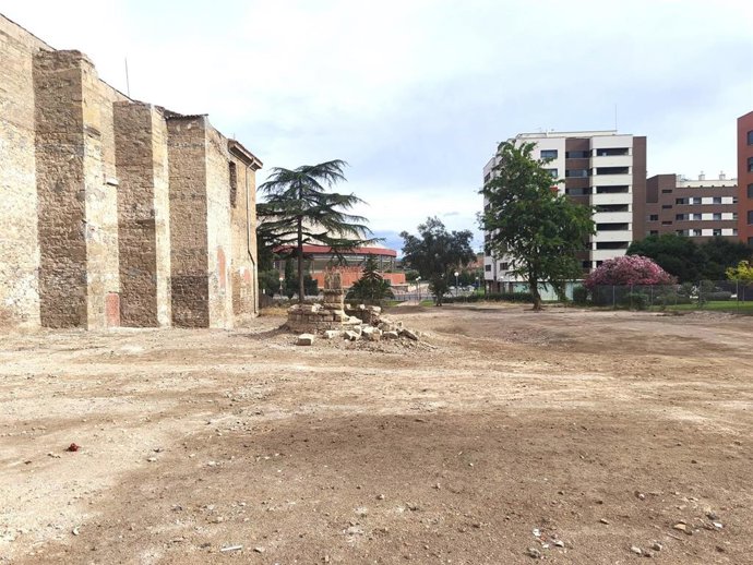 Logroño contará este año con casi 1.500 m2 de nuevo parque urbano en el antiguo claustro conventual de Madre de Dios