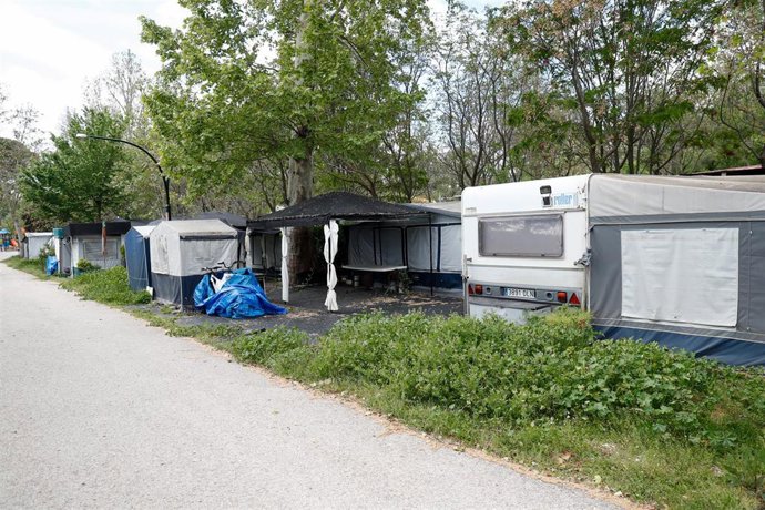 Archivo - Parcelas de un Camping. Imagen de archivo.