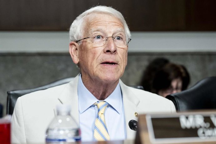 Archivo - El senador estadounidense Roger Wicker, presidente de la Comisión de Servicios Armados del Senado.